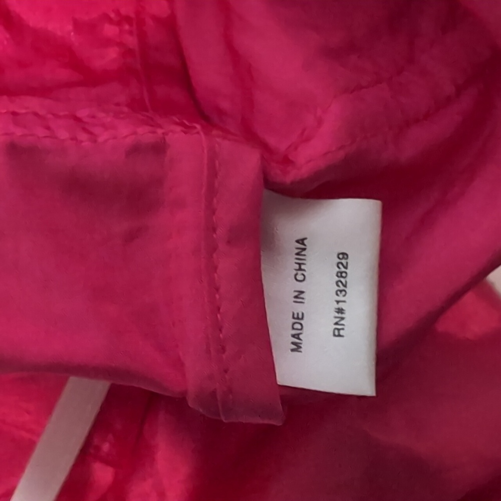 Superdown hot pink Beatrice wide leg nylon cargo pants revolve - size medium - Picture 9 of 12